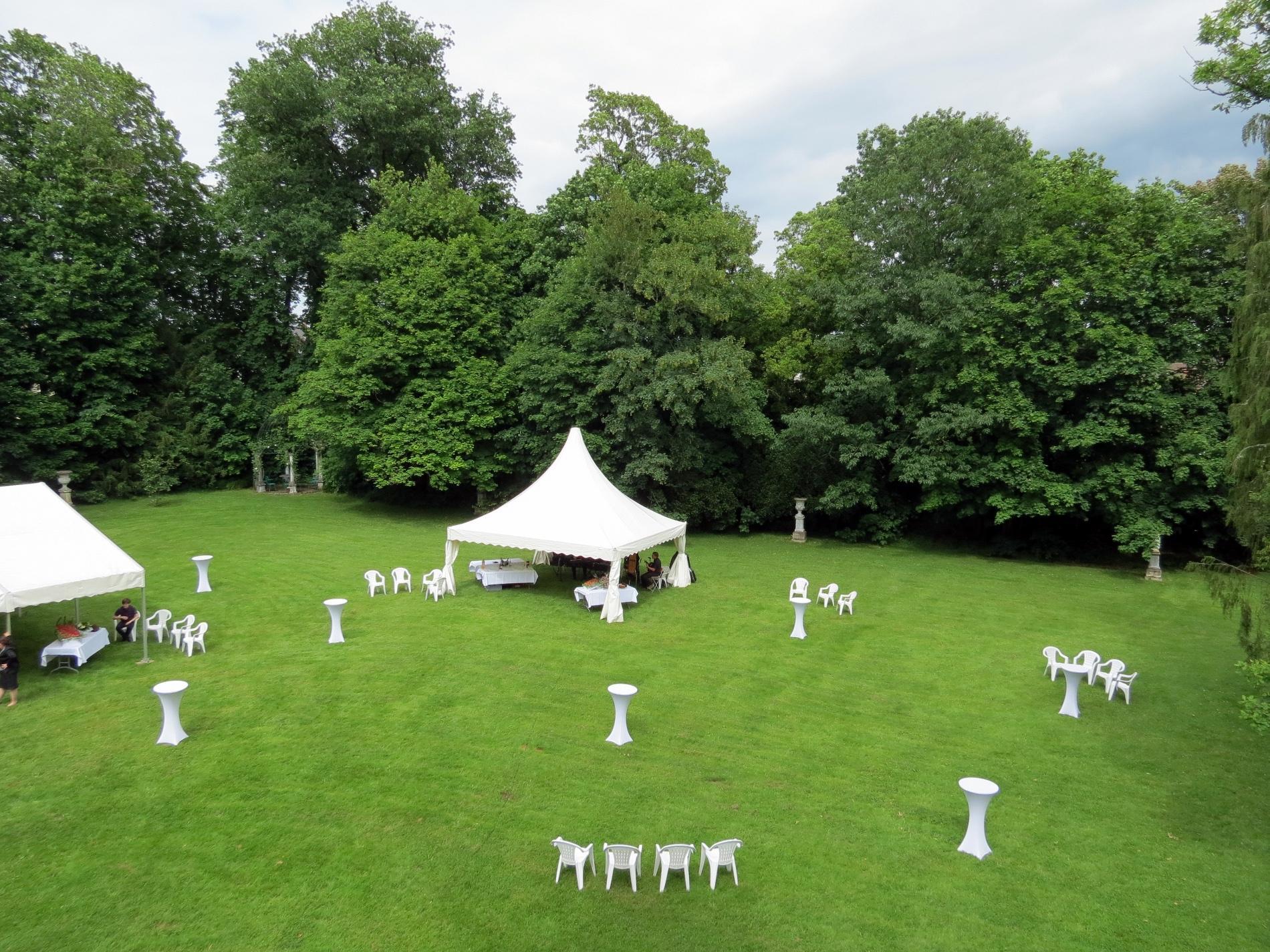 Vin d'honneur: Location du Jardin